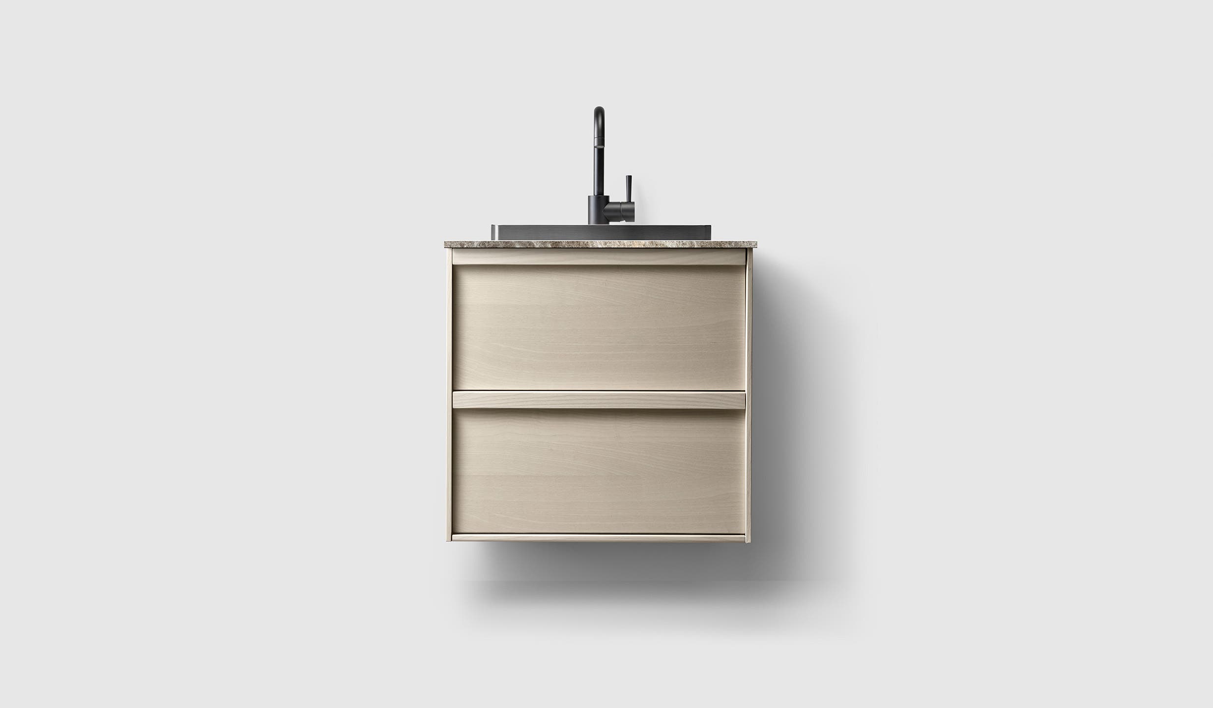 H2/60 - Light Ash Wood - AGH/Black Chrome