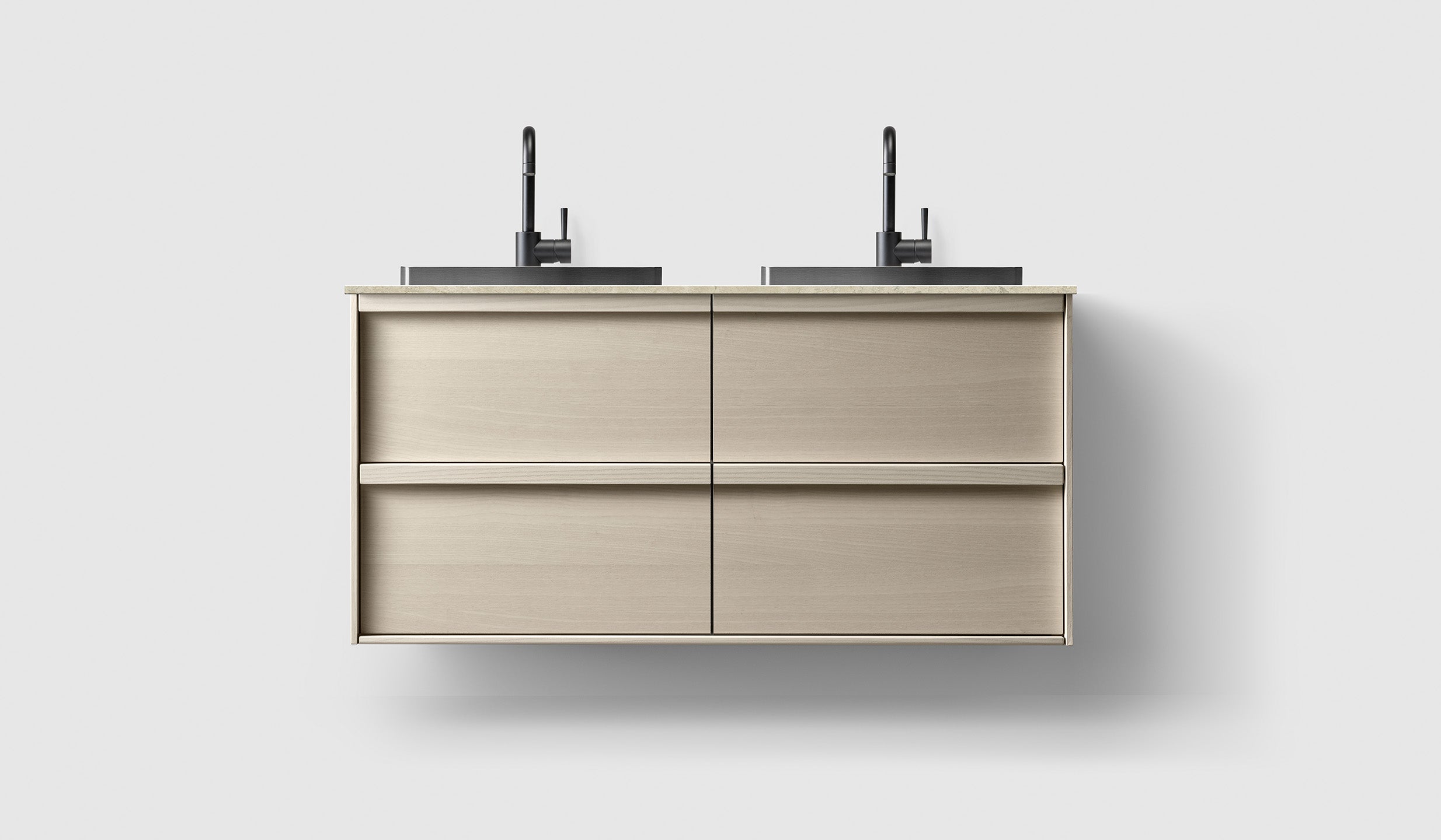 H2/120 - Light Ash Wood - AO/Black Chrome