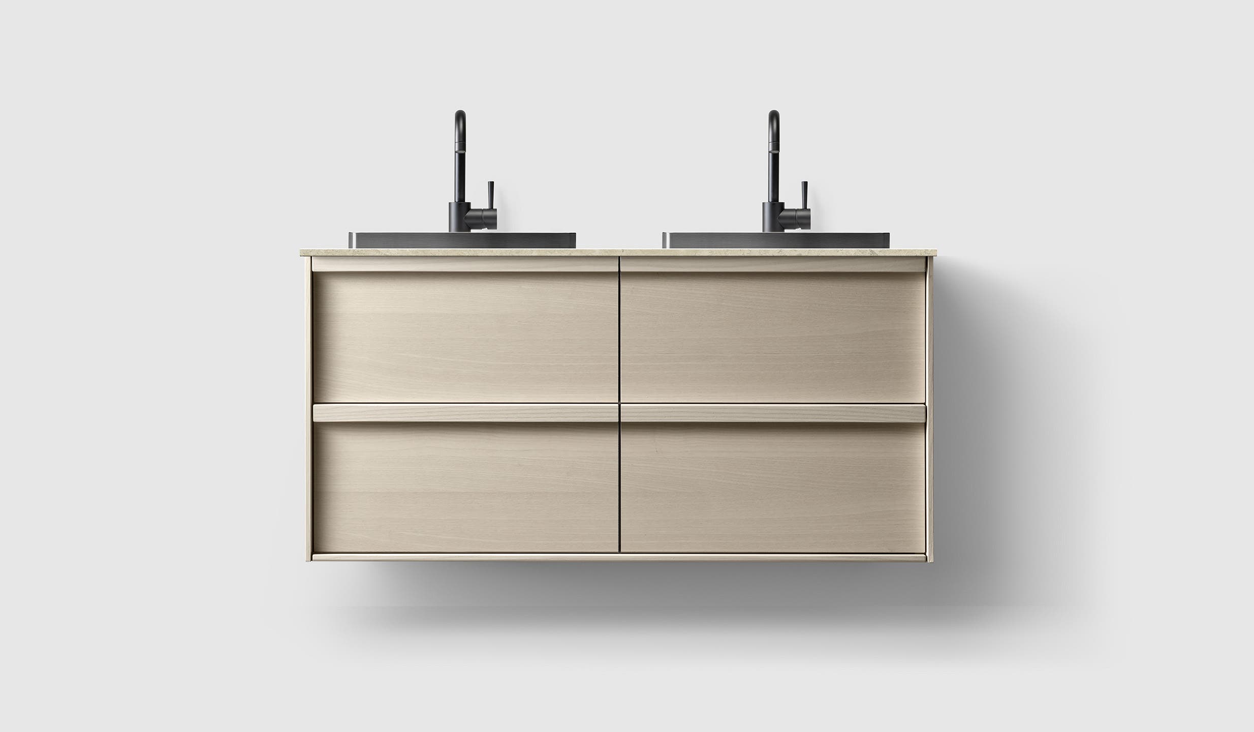 H2/120 - Light Ash Wood - AO/Black Chrome