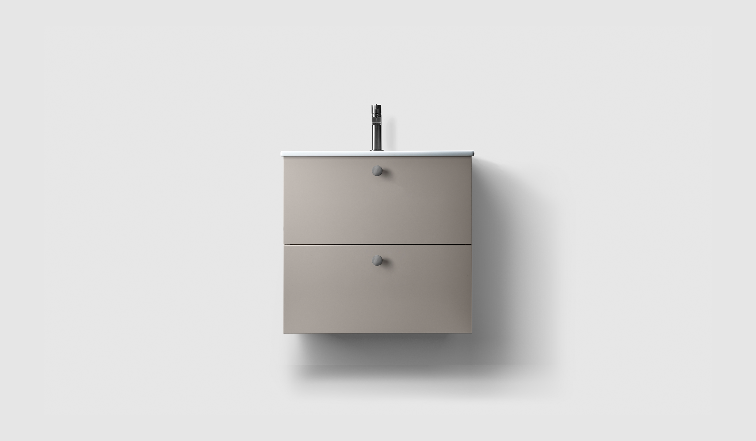 H3/60S - Warm Grey - Porcelain - A2.01 Brushed Black Chrome
