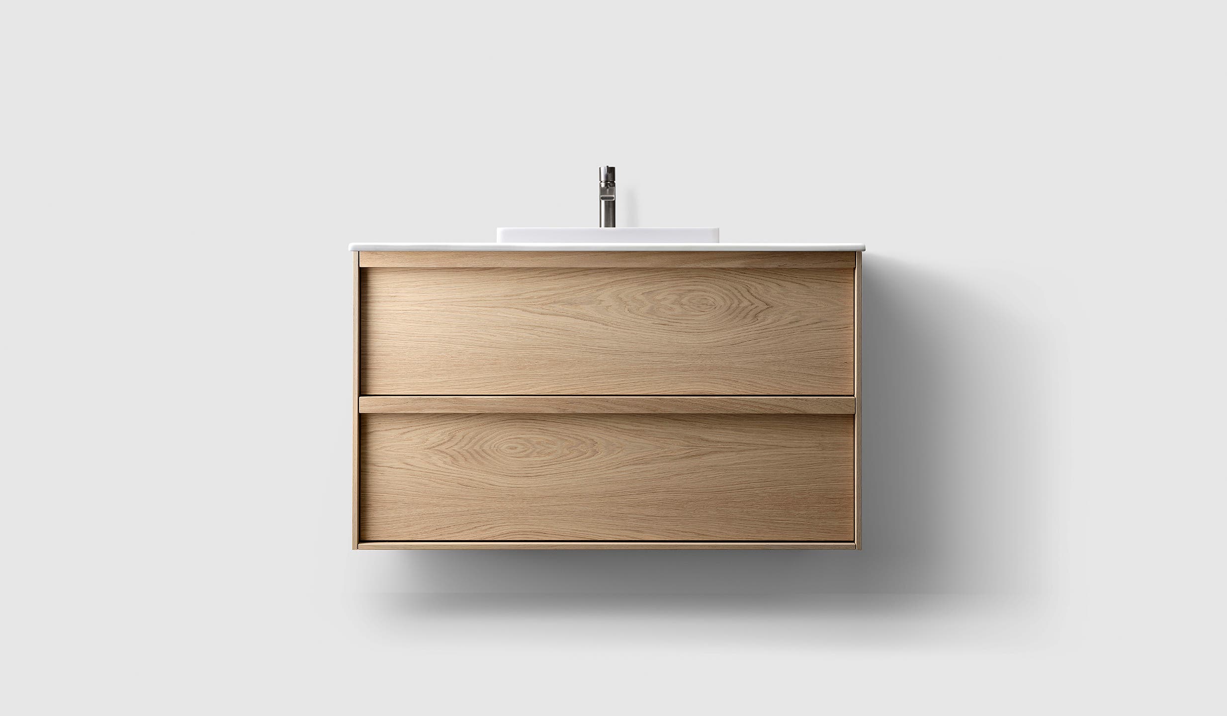 H2/100 - Oak Wood - White Solid