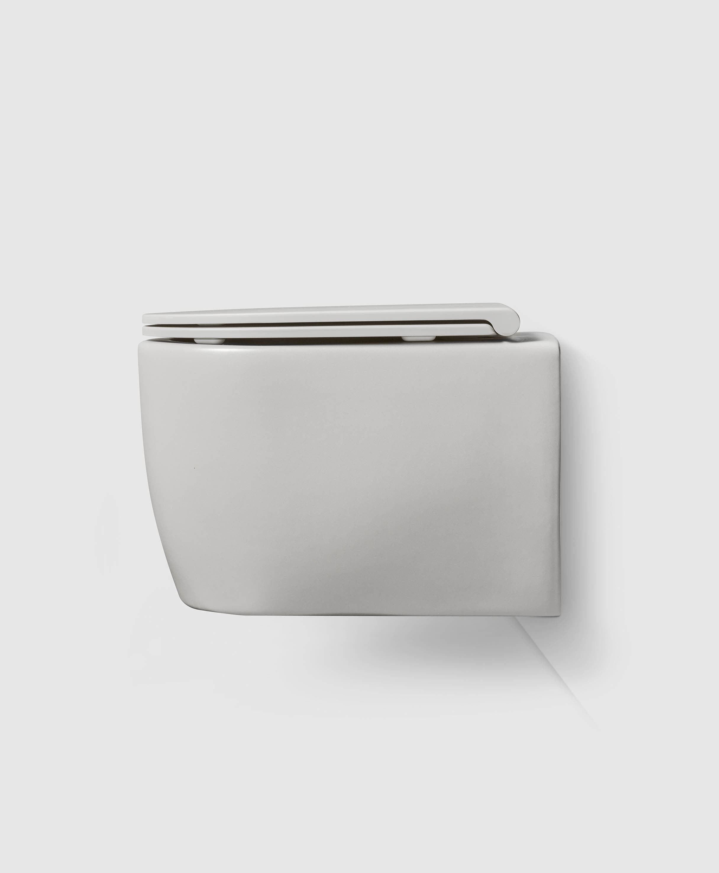 WC/2 wall hung 51 matt white with seat