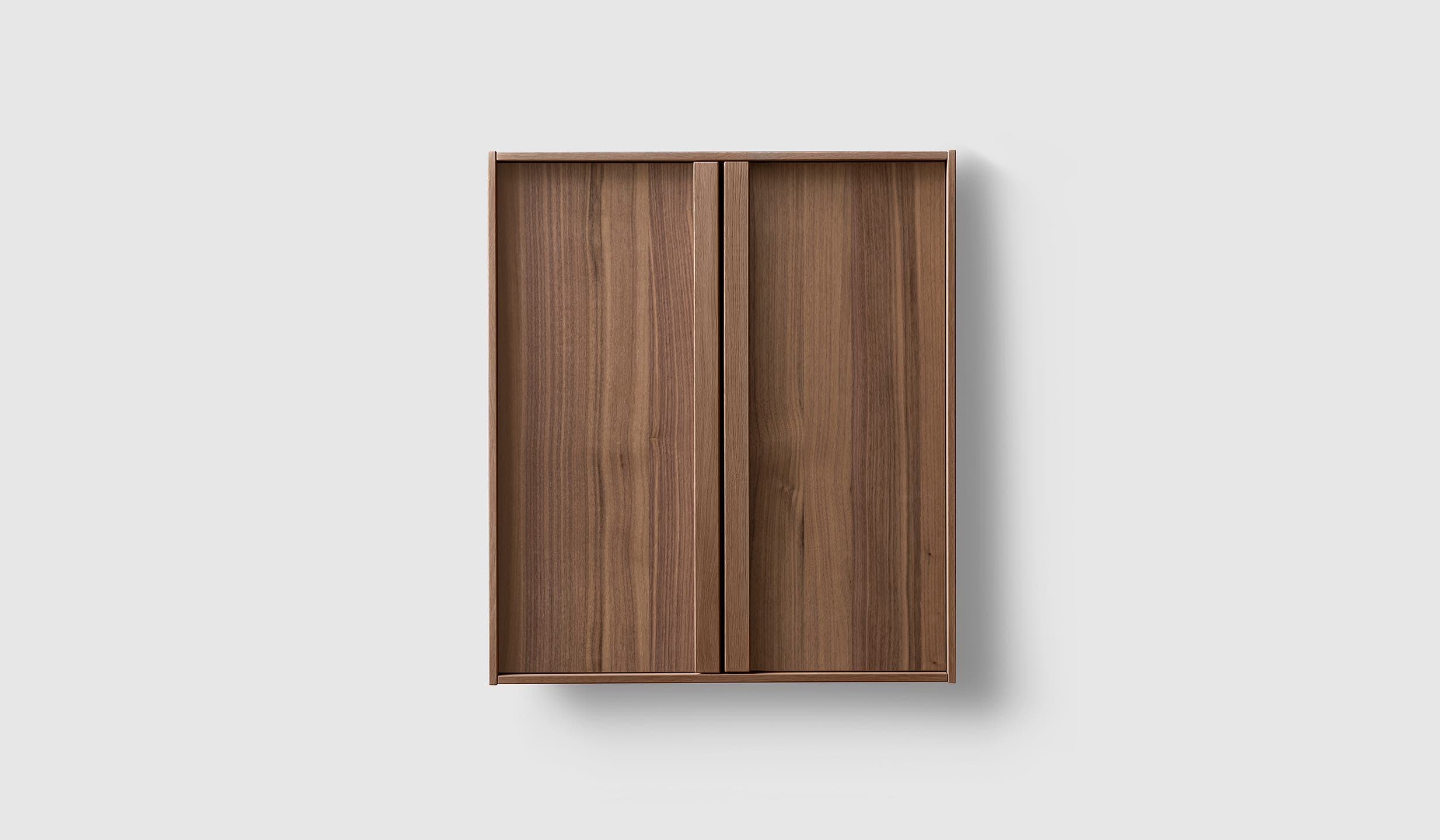 H2 C60 Walnut Wood H2 Laundry Cabinet